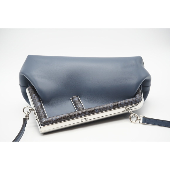 Fendi First Small Python Shoulder Bag Blue - Picture 7 of 10